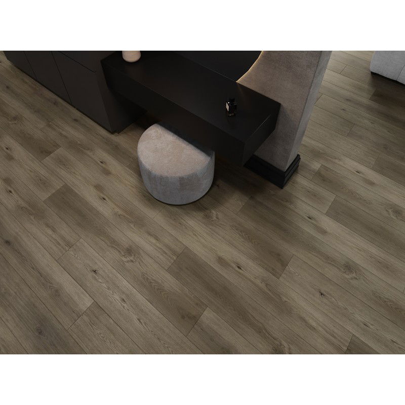 Mexen Perry mostră de panouri vinilice 1240 x 182 mm SPC 6,5 mm, suport IXPE 1,5 mm, 4 V-Fuga, Stejar - F1021-S