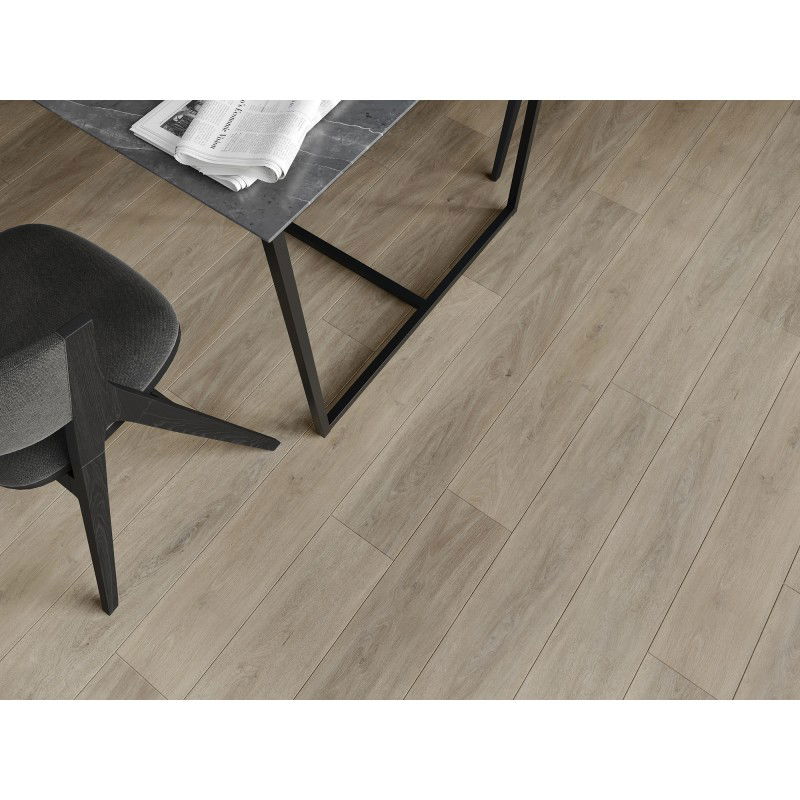 Mexen Parkland probă de panouri din vinil 1240 x 182 mm SPC 6,5 mm, strat suport IXPE 1,5 mm, 4 V-Fuga, Stejar - F1024-S