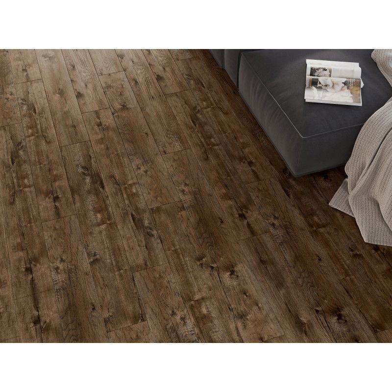 Mexen Orange Beach Eșantion de panouri vinil 1240 x 182 mm SPC 6,5 mm, substrat IXPE 1,5 mm, 4 V-Fuga, Nuc - F1028-S