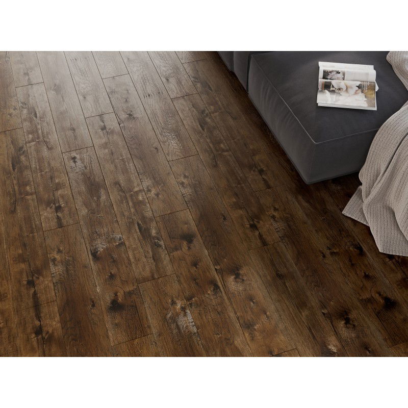 Mexen Mount Vernon SPC 6,5 mm-es vinyl panel minta, IXPE 1,5 mm alátét, 4 V-fuga, Dió - F1029-S