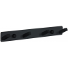 Cuier cvadruplu pentru prosop Mexen, negru - 709174-70