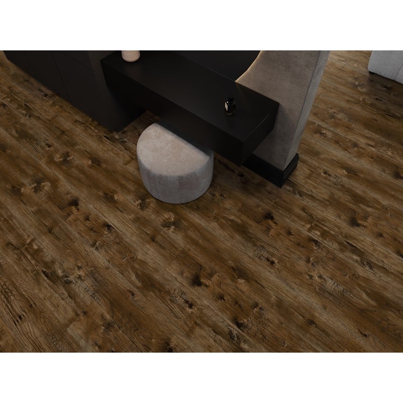 Mexen Mount Vernon probă panouri vinilice 1240 x 182 mm SPC 6,5 mm, substrat IXPE 1,5 mm, 4 V-Fuga, Nuc - F1029-S