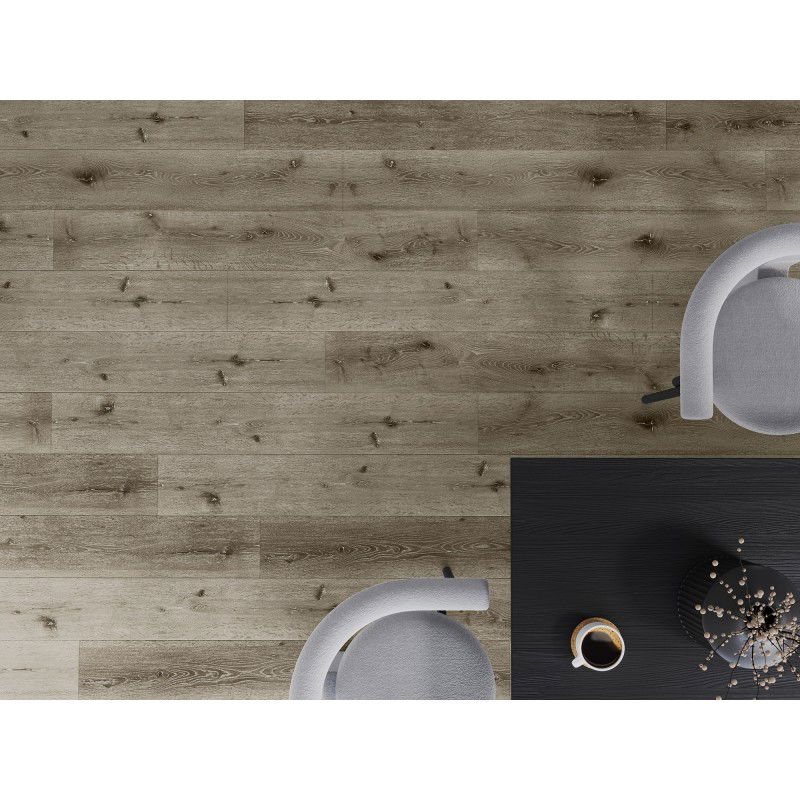 Mexen Kansas Vinyl padló panel minta 1240 x 182 mm SPC 6,5 mm, IXPE 1,5 mm alátét, 4 V-fuga, Tölgy - F1032-S