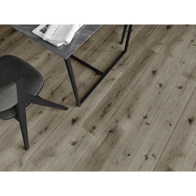 Mexen Kansas probă panouri din vinil 1240 x 182 mm SPC 6,5 mm, suport IXPE 1,5 mm, 4 V-Fuga, Stejar - F1032-S