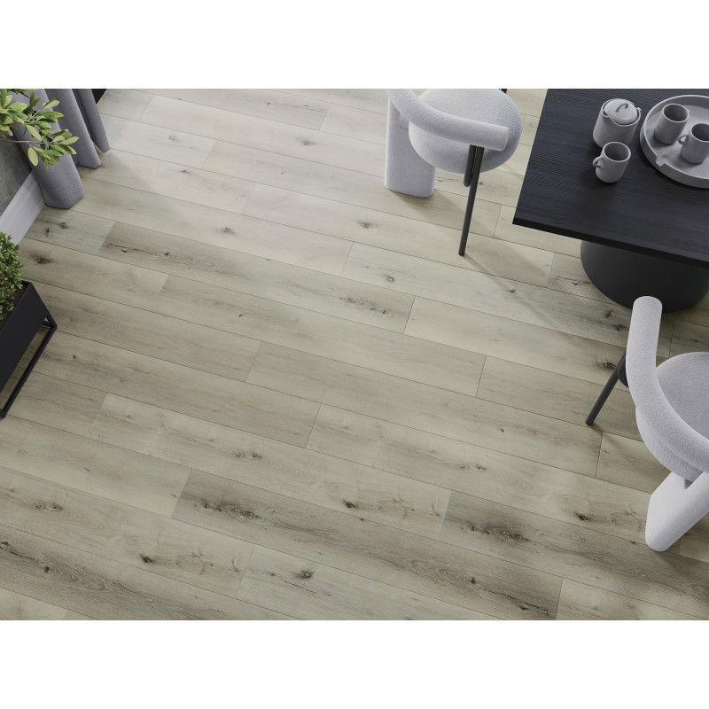 Mexen Silver Lake probă de panouri vinilice SPC 6,5 mm, strat suport IXPE 1,5 mm, 4 V-Fugă, Stejar - F1034-S