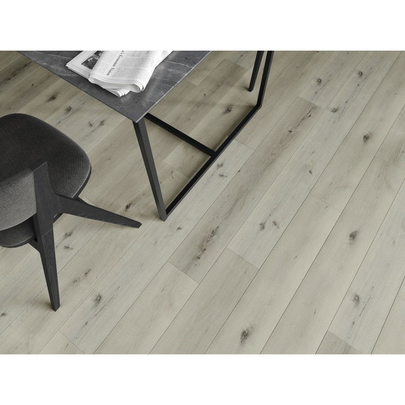 Mexen Silver Lake probă panouri vinilice 1240 x 182 mm SPC 6,5 mm, suport IXPE 1,5 mm, 4 V-Fuga, Stejar - F1034-S