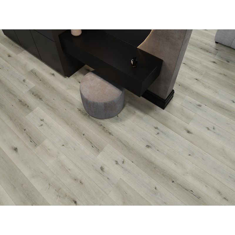 Mexen Silver Lake probă panouri vinilice 1240 x 182 mm SPC 6,5 mm, suport IXPE 1,5 mm, 4 V-Fuga, Stejar - F1034-S