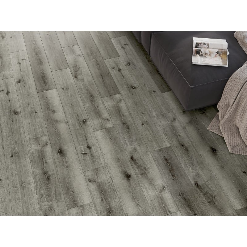 Mexen Lago Vista vinil padlóburkolat minta 1240 x 182 mm SPC 6,5 mm, IXPE alátét 1,5 mm, 4 V-Fuga, Tölgy - F1035-S