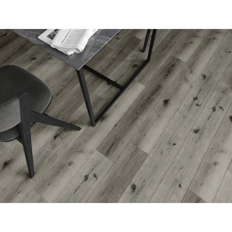 Mexen Lago Vista vinil padlóburkolat minta 1240 x 182 mm SPC 6,5 mm, IXPE alátét 1,5 mm, 4 V-Fuga, Tölgy - F1035-S