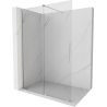 Paravan duș culisant Mexen Velar Walk-in 140 x 200 cm, transparent 8 mm, nichel periat - 871-140-000-03-97