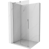 Mexen Velar L tolózuhanyfal Walk-in 120 x 200 cm, átlátszó 8 mm, króm - 871-120-003-03-01