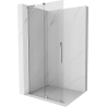 Mexen Velar L perete de duș glisant Walk-in 100 x 200 cm, transparent 8 mm, crom - 871-100-003-03-01