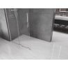 Mexen Velar L tolóajtós zuhanyfal Walk-in 100 x 200 cm, átlátszó 8 mm, króm - 871-100-003-03-01