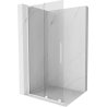 Paravan de duș glisant Mexen Velar L Walk-in 120 x 200 cm, transparent 8 mm, alb - 871-120-003-03-20