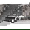 Paravan de duș glisant Mexen Velar L Walk-in 120 x 200 cm, transparent 8 mm, alb - 871-120-003-03-20
