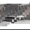 Mexen Velar L perete de duș glisant Walk-in 110 x 200 cm, transparent 8 mm, alb - 871-110-003-03-20