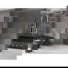 Mexen Velar L panou de duș glisant Walk-in 120 x 200 cm, transparent 8 mm, auriu periat - 871-120-003-03-55