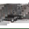 Mexen Velar L perete de duș culisant Walk-in 100 x 200 cm, transparent 8 mm, aur roz - 871-100-003-03-60