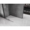Mexen Velar L tolóajtós zuhanyfal Walk-in 100 x 200 cm, áttetsző 8 mm, gun metal - 871-100-003-03-95