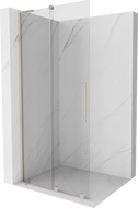 Mexen Velar L zuhanyfal toló Walk-in 100 x 200 cm, átlátszó 8 mm, szálcsiszolt nikkel - 871-100-003-03-97