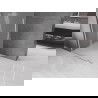 Mexen Velar L perete de duș culisant Walk-in 90 x 200 cm, înghețat 8 mm, crom - 871-090-003-33-01