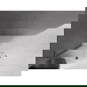 Mexen Velar L perete de duș glisant Walk-in 90 x 200 cm, înghețat 8 mm, gun metal - 871-090-003-33-95