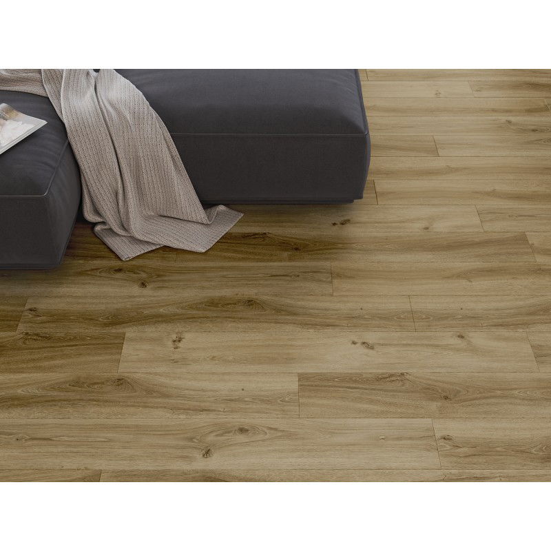 Mexen Amsterdam probă paneluri vinilice 1240 x 182 mm SPC 6,5 mm, suport IXPE 1,5 mm, 4 V-Fuga, Stejar - F1042-S