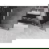 Mexen Velar L perete de duș glisant Walk-in 110 x 200 cm, grafit 8 mm, alb - 871-110-003-43-20