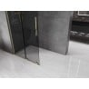 Mexen Velar L tolóajtós Walk-in zuhanyfal 90 x 200 cm, grafit 8 mm, arany - 871-090-003-43-50
