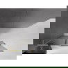 Mexen Velar L perete de duș culisant  Walk-in 120 x 200 cm, grafit 8 mm, auriu periat - 871-120-003-43-55