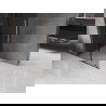 Mexen Velar L perete de duș glisant Walk-in 90 x 200 cm, grafit 8 mm, aur roz - 871-090-003-43-60