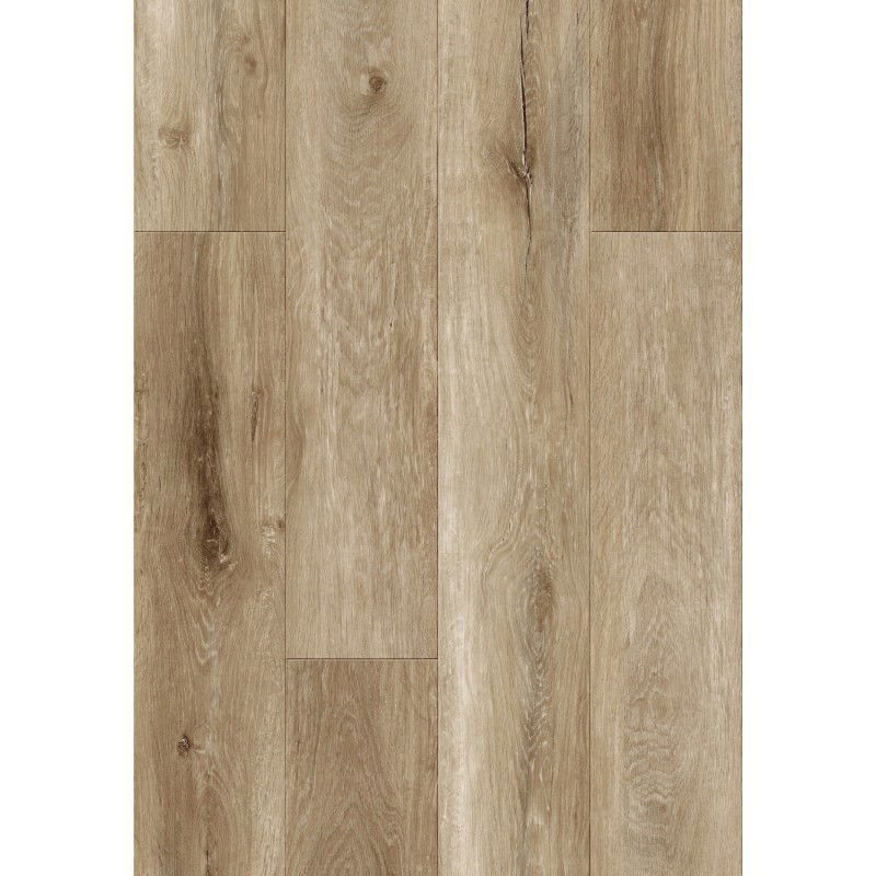 Mexen Long Creek probă panouri vinilice 1240 x 182 mm SPC 6,5 mm, suport IXPE 1,5 mm, 4 V-Fuga, Stejar - F1050-S