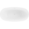 Mexen Eris cadă de sine stătătoare 180 x 95 cm, albă, preaplin alb - 53441809500-20