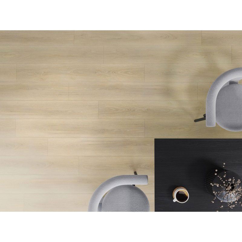 Mexen Kinston probă panouri vinil 1240 x 182 mm SPC 6,5 mm, suport IXPE 1,5 mm, 4 V-Fuga, Stejar - F1057-S