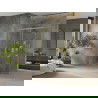 Mexen Omega tolóajtós zuhanykabin 130 x 70 cm, Átlátszó, Arany - 825-130-070-50-00