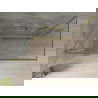 Mexen Omega tolóajtós zuhanykabin 130 x 70 cm, Átlátszó, Arany - 825-130-070-50-00
