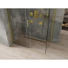 Mexen Omega 130 x 70 cm-es toló zuhanykabin, átlátszó, arany - 825-130-070-50-00