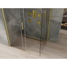 Mexen Omega toló zuhanykabin 130 x 80 cm, átlátszó, arany - 825-130-080-50-00