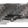 Mexen Velar L perete duș glisant Walk-in 120 x 200 cm, transparent 8 mm, auriu - 871-120-003-03-50
