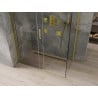 Mexen Omega cabină de duș extensibilă 140 x 80 cm, transparent, Aurie - 825-140-080-50-00
