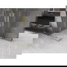 Mexen Velar L Duo cabină de duș glisantă 100 x 100 cm, transparentă, aurie periată - 871-100-100-02-03-55