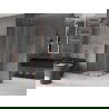 Mexen Velar L Duo cabină de duș glisantă 80 x 80 cm, transparent, aur roz - 871-080-080-02-03-60
