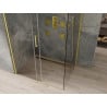 Mexen Omega tolóajtós zuhanykabin 130 x 100 cm, Átlátszó, Arany - 825-130-100-50-00