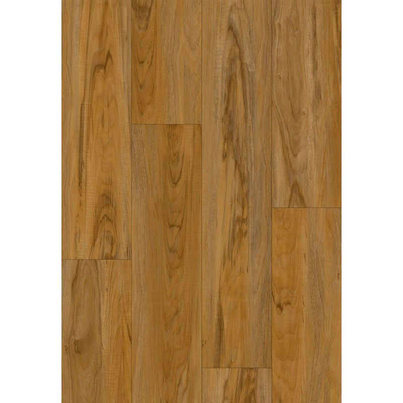 Mexen Norfolk  mostră de panouri vinilice SPC 6,5 mm, substrat IXPE 1,5 mm, 4 V-Fugă, Teak - F1093-S