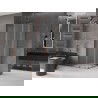 Mexen Velar L Duo cabină de duș glisantă 100 x 100 cm, mat, aur roz - 871-100-100-02-33-60