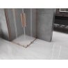 Mexen Velar L Duo cabină de duș glisantă 90 x 90 cm, înghețat, cupru periat - 871-090-090-02-33-65