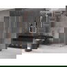 Mexen Velar L Duo cabină de duș glisantă 100 x 100 cm, înghețată, cupru periat - 871-100-100-02-33-65