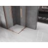 Mexen Velar L Duo cabină de duș glisantă 90 x 90 cm, înghețat, cupru periat - 871-090-090-02-33-65