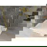 Mexen Omega tolóajtós zuhanykabin 120 x 80 cm, Átlátszó, Arany + zuhanytálca Flat - 825-120-080-50-00-4010