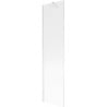 Mexen Next paravan de baie 1-canat 50 x 150 cm, dungi, alb - 895-050-000-00-09-20